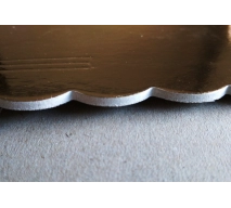 Zlatý podnos 24 cm - hrubý